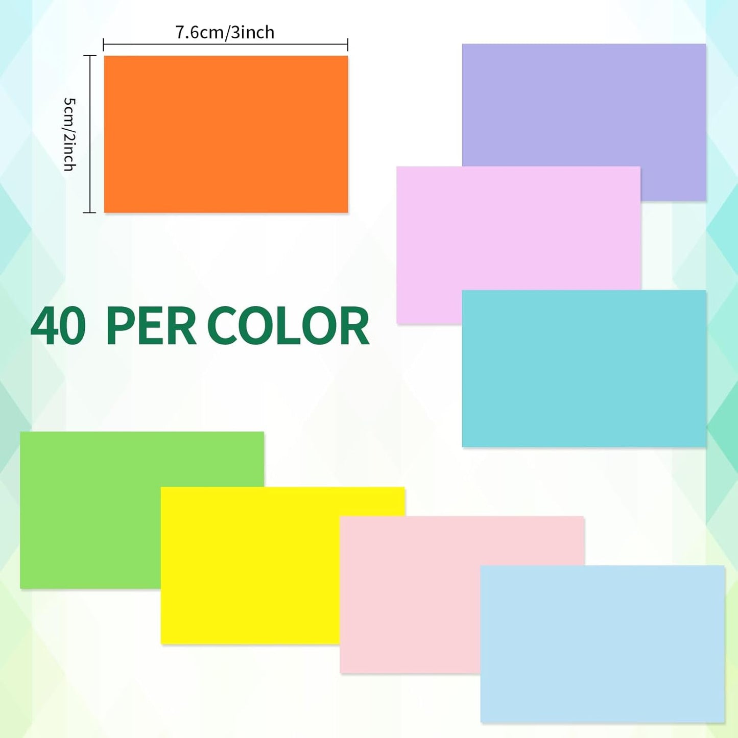 STARLIBOO Colored Labels Stickers, 3 x 2 Inch Rectangular Moving Labels for Boxes, 8 Colors Large Moving Stickers- 320 Pack