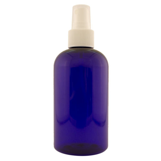 GreenHealth 8 fl oz Cobalt Blue Plastic Bottle with White Spray Cap (24 Pack)