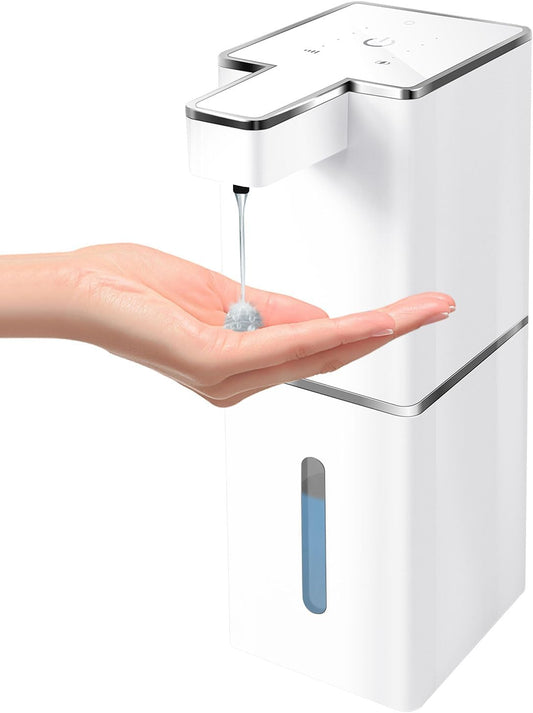 Automatic Liquid Soap Dispenser Touchless Soap Dispenser 380ml/12.8oz Rechargeable, Wall Mounted,4 Levels Adjustable Auto Soap Pump for Bathroom Kitchen Dish Soap
