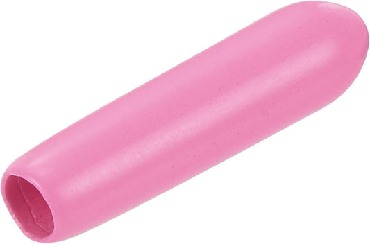 uxcell 20pcs Rubber End Caps 3mm(1/8 inch) ID Vinyl PVC Round Tube Bolt Cap Cover Screw Thread Protectors Pink