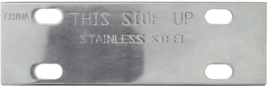 Replacement Blade for Chef Master Griddle Scraper by FryOilSaver Co., 5 1/2" Wide x 1.2mm Thick Stainless Steel Reversible Blade Fits to Most Griddle Scrapers, Double Beveled Edge for Chrome Griddles