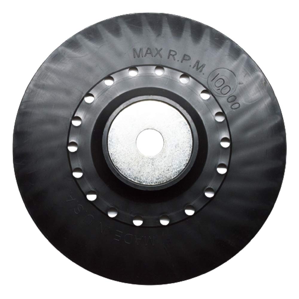 Benchmark Abrasives 7 Inch Sanding Disc Backing Pads, Resin Fiber Disc Polishing Pad for Grinding, Sanding, Stripping on Wood, Metal, 7/8" Arbor - Angle Grinder Attachments - Grinder Sanding Pad