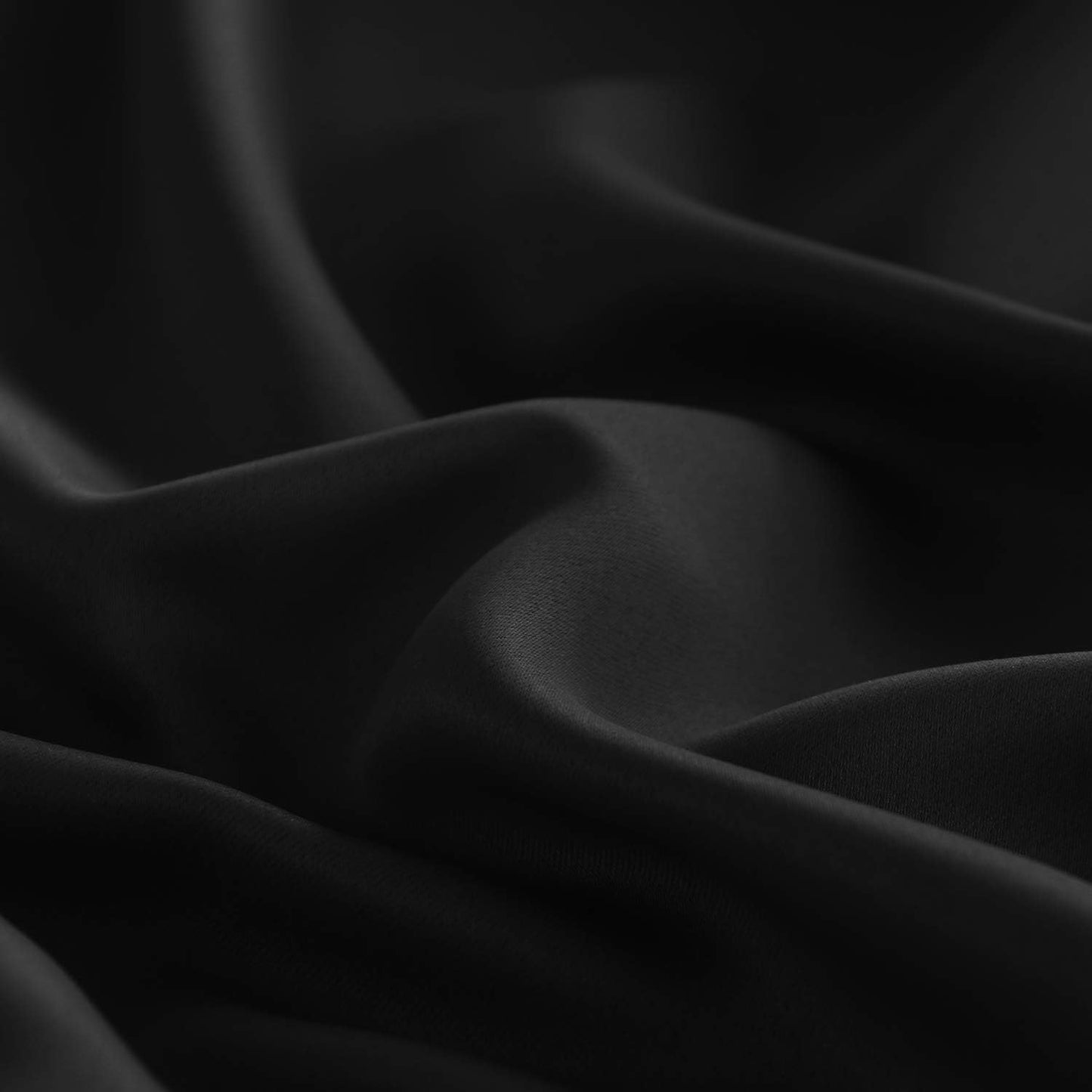 DWCN French Door Curtains – Rod Pocket Thermal Blackout Curtain for Doors with Glass Window, Kitchen and Patio Doors for Privacy, 36 X 72 Inches Long, 1 Curtain Panel with Tieback,Black