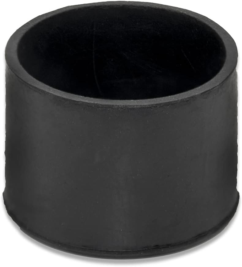 Flyshop 4 Pieces 45mm Rubber Chair Leg Caps Round, Protective Caps for Chair Legs, Floor Protectors, [Non-Slip & Noise Reduction], Durable Chair Socks, Black Furniture Feet Gliders