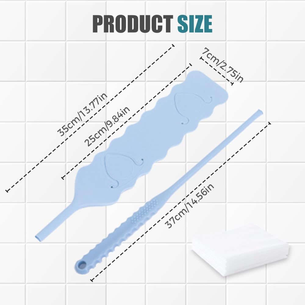 Retractable Gap Dust Cleaner, Bendable Microfiber Duster for Household Flat Duster for Under Appliances, Retractable Gap Dust Cleaning Artifact Extendable Dusters with Nonwoven Fabric (2, White)