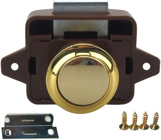 Encell Set of 5 Push Button Latch Cupboard for RV Camper Motor Home Caravan