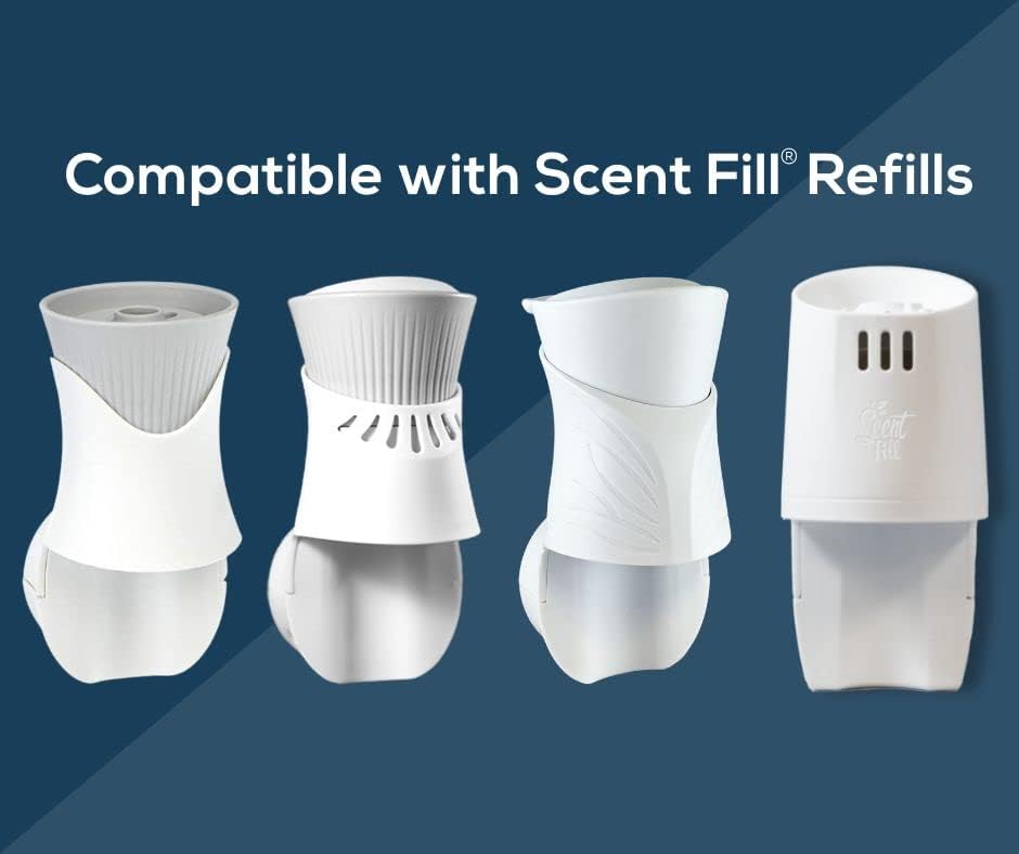 Scent Fill Refresh Smoke Deodorizer Plug in Air Freshener, 4 Scented Oil Refills