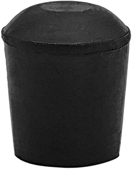 Flyshop Furniture Table Covers Non-Slip Durable Rubber Leg Tips Chair Leg Caps Floor Protectors Round Black 4PCS Size 12 mm, 1/2"