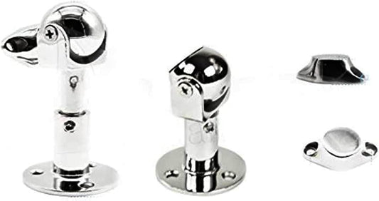 MARINE CITY Magnetic Ball Door Window Stopper Set, 316 Stainless Steel, Corrosion-Resistant, Holds 4kg, Water-Resistant, Extendable 73mm-100mm, Ideal for Boats, Yachts, Ships