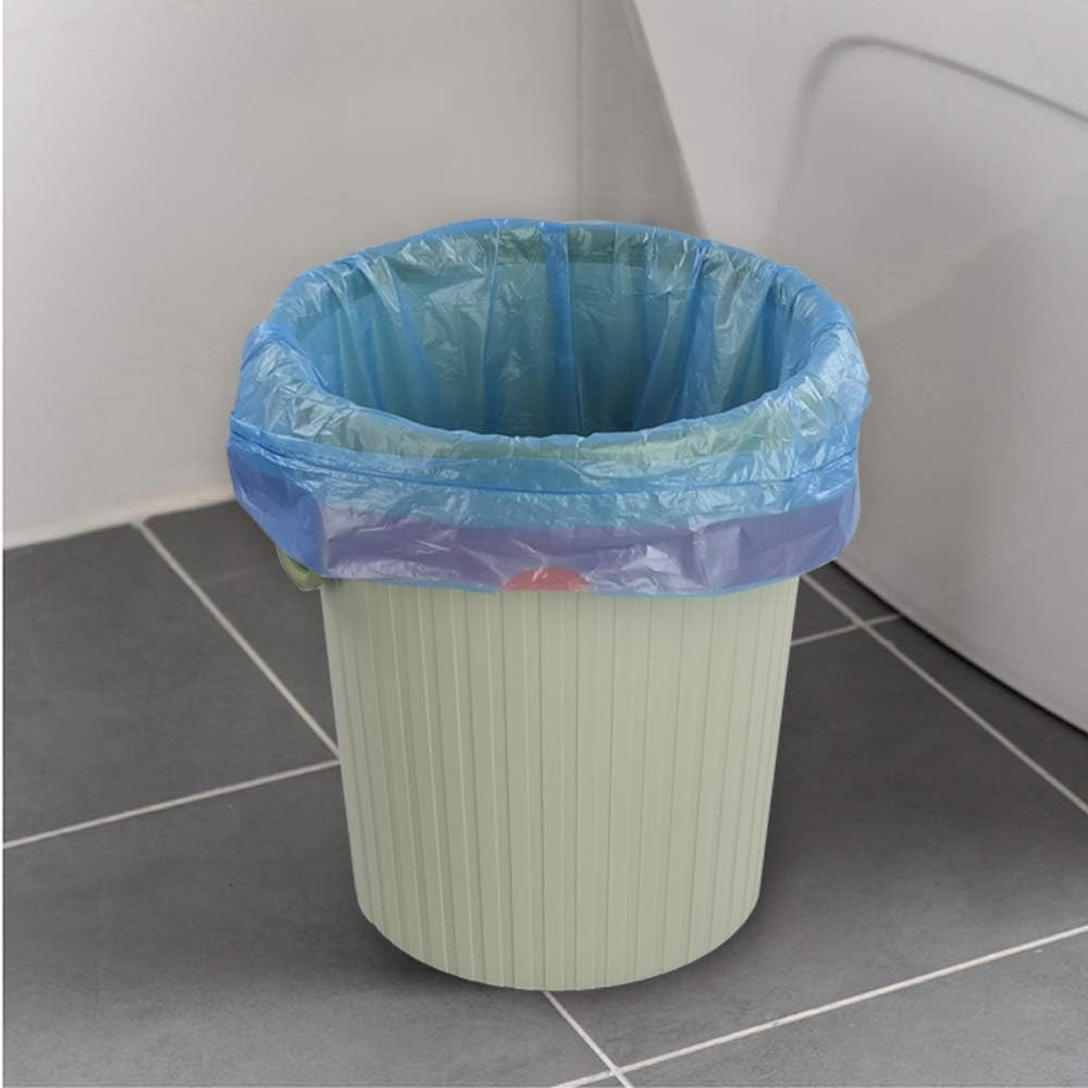 5 Gallon Small Garbage Bag, Blue Drawstring Trash Bag, 110 Counts