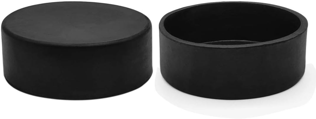 Flyshop Furniture Table Covers Non-Slip Durable Rubber Leg Tips Chair Leg Caps Floor Protector Round Black 4PCS Size 76mm, 3"