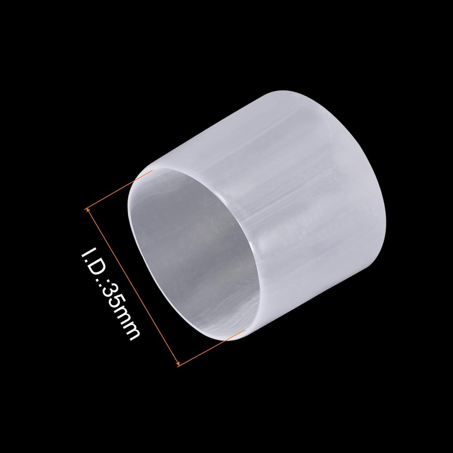uxcell 20pcs Rubber End Caps 35mm ID Vinyl PVC Round Tube Bolt Cap Cover Screw Thread Protectors Clear