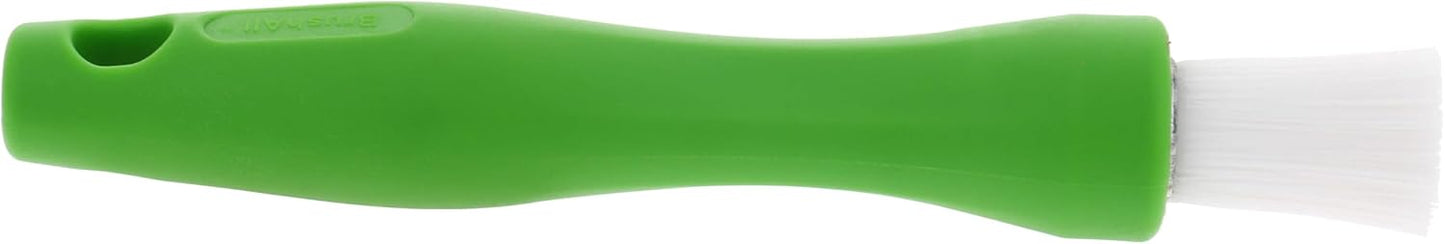 BrushAll® Wire Hand Brush with Ergonomic Handle and Tightly Packed Bristles for Kitchen, Garage, Indoor, Outdoor (Nylon) Patent Pending