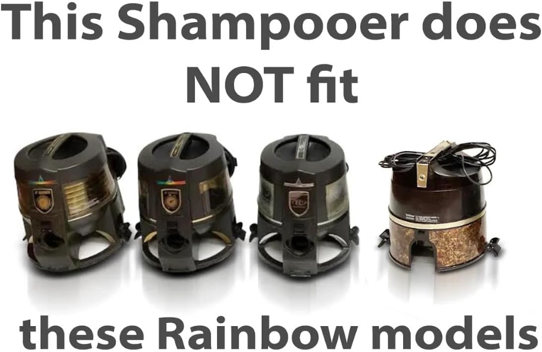 Prolux Carpet Shampoeer System for Rainbow Vacuum Models E2 Black Type 12 and SRX Replaces Aquamate Storm Carpet Shampooer