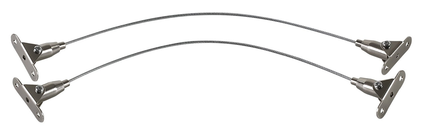 Mount-It! Furniture Anti-Tip Anchor - Steel Child Safety Straps | Secure Wall Anchors for Bookshelf, Dresser, Cabinet, Earthquake Protection for Babies and Pets, 2 Pack, Hardware Included