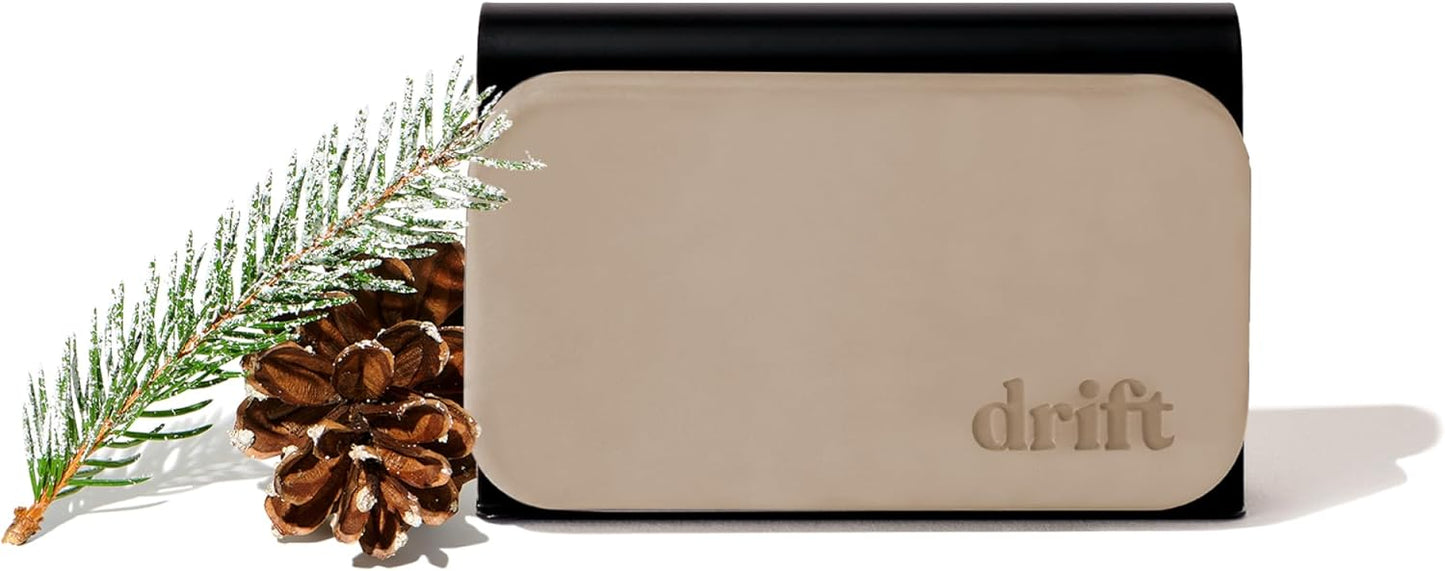 Drift Car Air Freshener - Stone Air Freshener Car Odor Eliminator - Long Lasting Scent - Auto Accessories - Metal Clip - Essential Oils - Clean Ingredients - Pine Scent Starter Kit