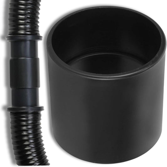 2.5" Vacuum Hose Coupling Connector – Wet Dry Vac Hose Adapter Compatible with Shop Vac, Craftsman & More– Extend Vacuum Reach by Joining 2 Hoses