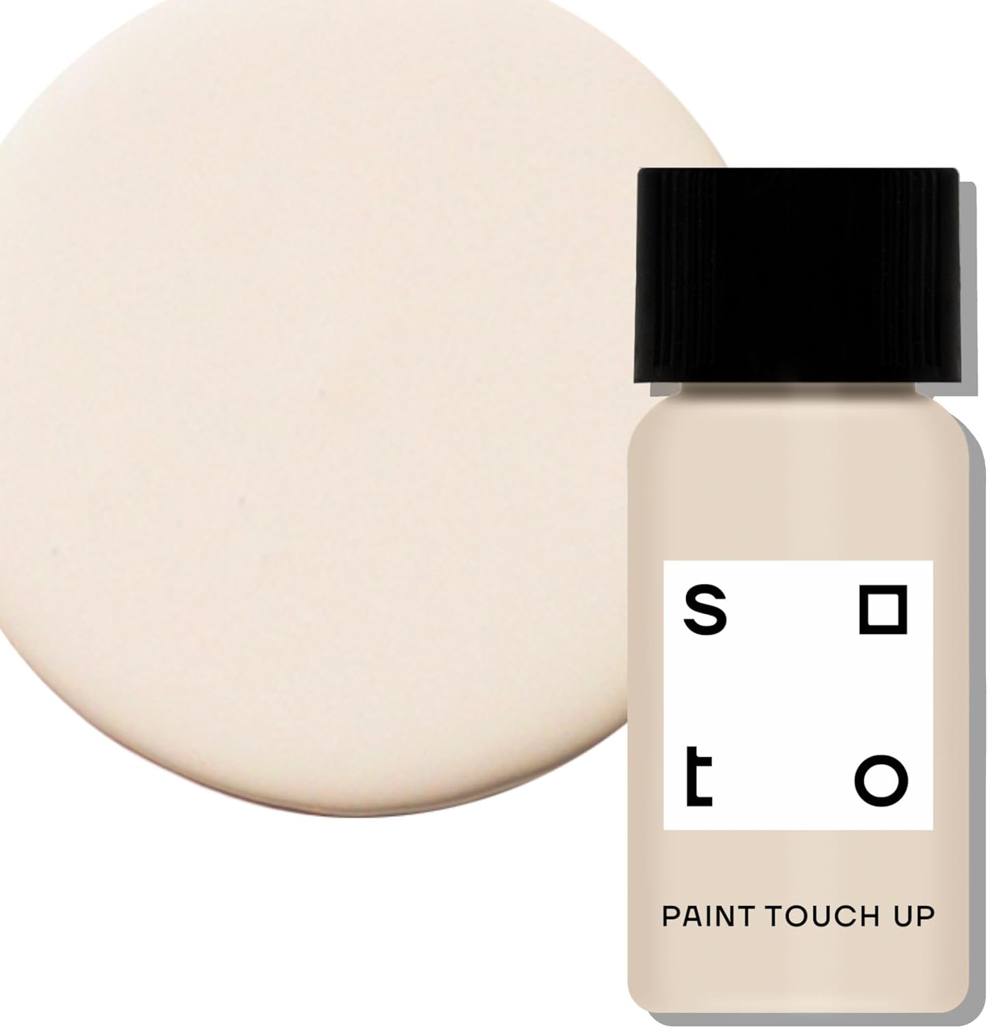 soto Off-White Paint Touch Up, Multi-Surface, Matte Finish (No. 08 Artisan White) — 10 Milliliters of Scratch Repair for Furniture, Walls, Cabinets, Trim, Doors, Indoor/Outdoor