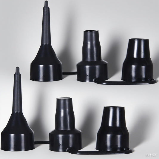 2Set of 3 Sizes Air Pump Replacement Nozzles,Air Pump Nozzles for Inflatables,Plastic Nozzle Head Air Pump Accessory Adapter for Inflatables for Partial Air Bed,Air Mattress