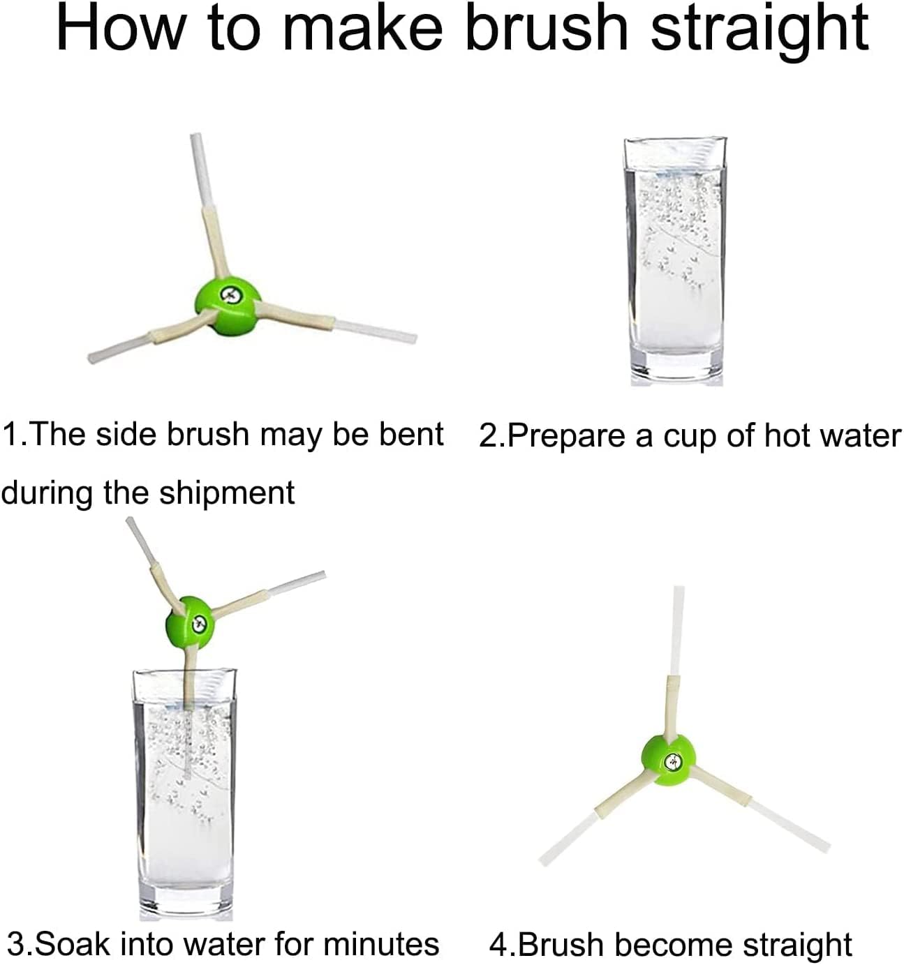 Replacement Parts Accessories for iRobot Roomba i7 i6 i8 i3 i4 i1 e5 e6 I E Series Vacuum Cleaner Includes 1 Pack Roller Brush, Front Caster Wheel, 3 Pack Filter, Side Brush