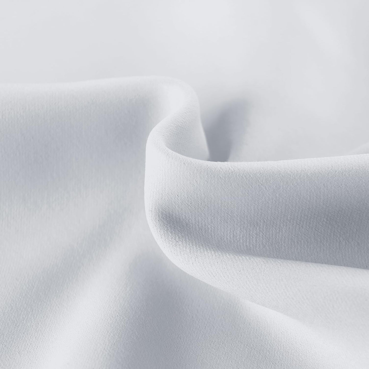 DWCN French Door Curtains – Rod Pocket Thermal Curtain for Doors with Glass Window, Kitchen and Patio Doors for Privacy, 25 X 72 Inches Long, 1 Curtain Panel with Tieback, Greyish White