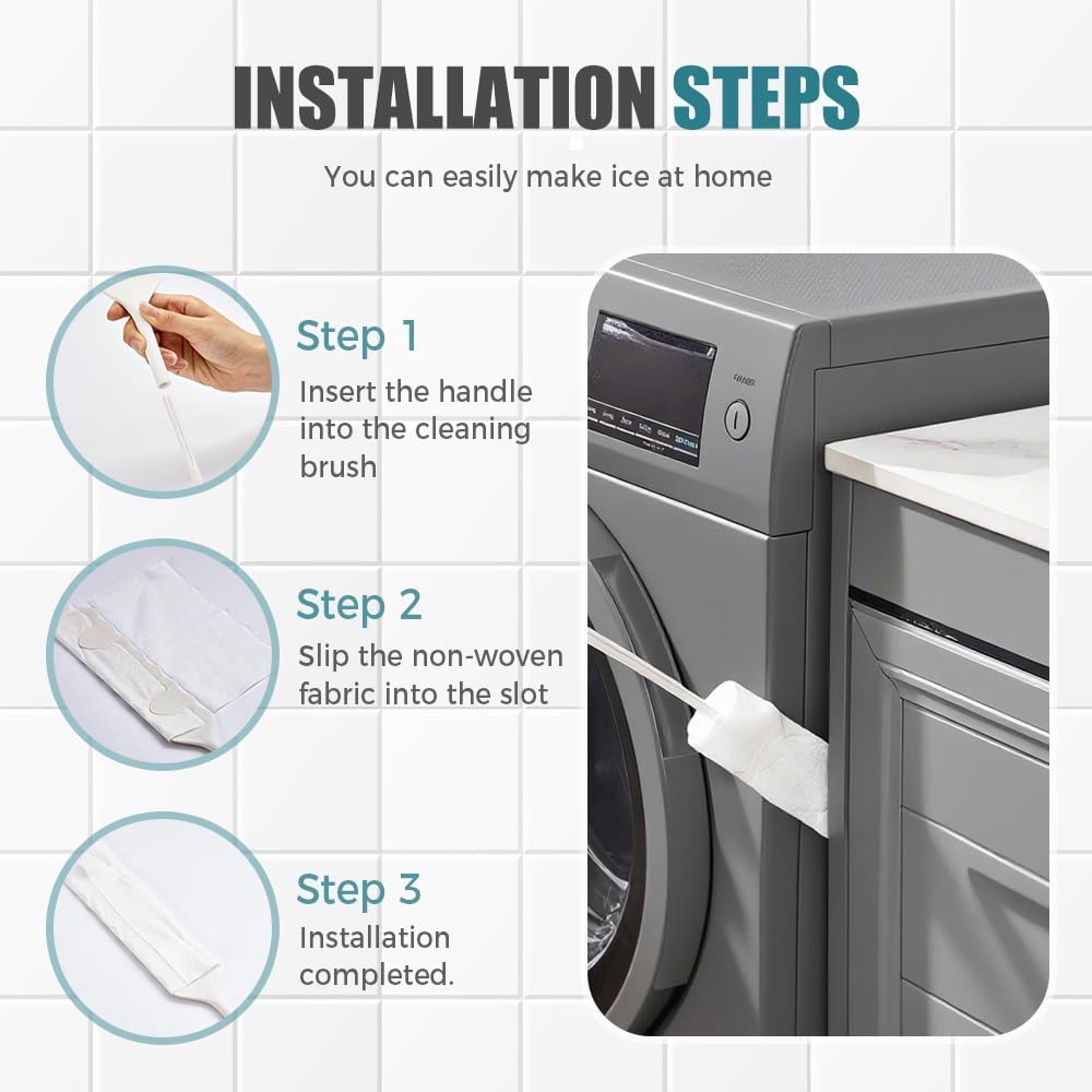 Retractable Gap Dust Cleaner, Bendable Microfiber Duster for Household Flat Duster for Under Appliances, Retractable Gap Dust Cleaning Artifact Extendable Dusters with Nonwoven Fabric (2, Blue)