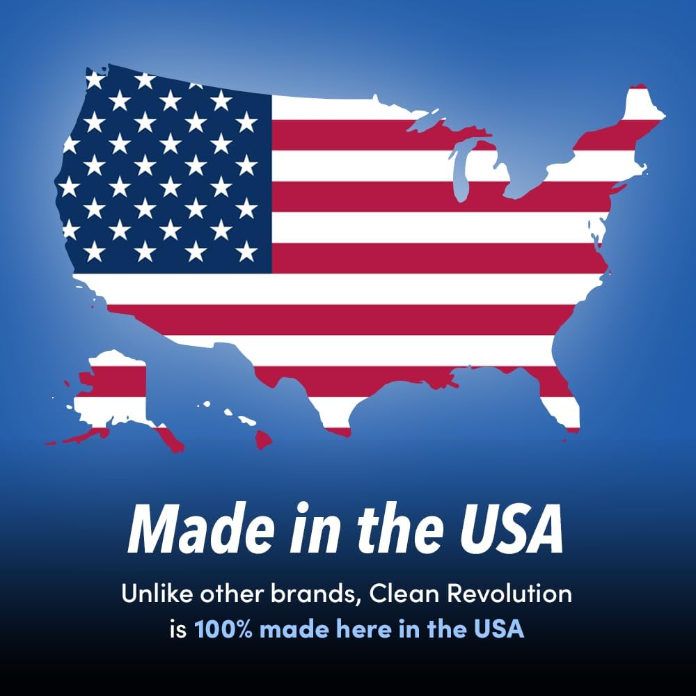 Clean Revolution Multi Surface Cleaner Refill Supply, Non-Toxic, Eco-Friendly & Plant-Based, Ready to Use, Lemon & Herbs, 128 Fl Oz (1 Gallon)