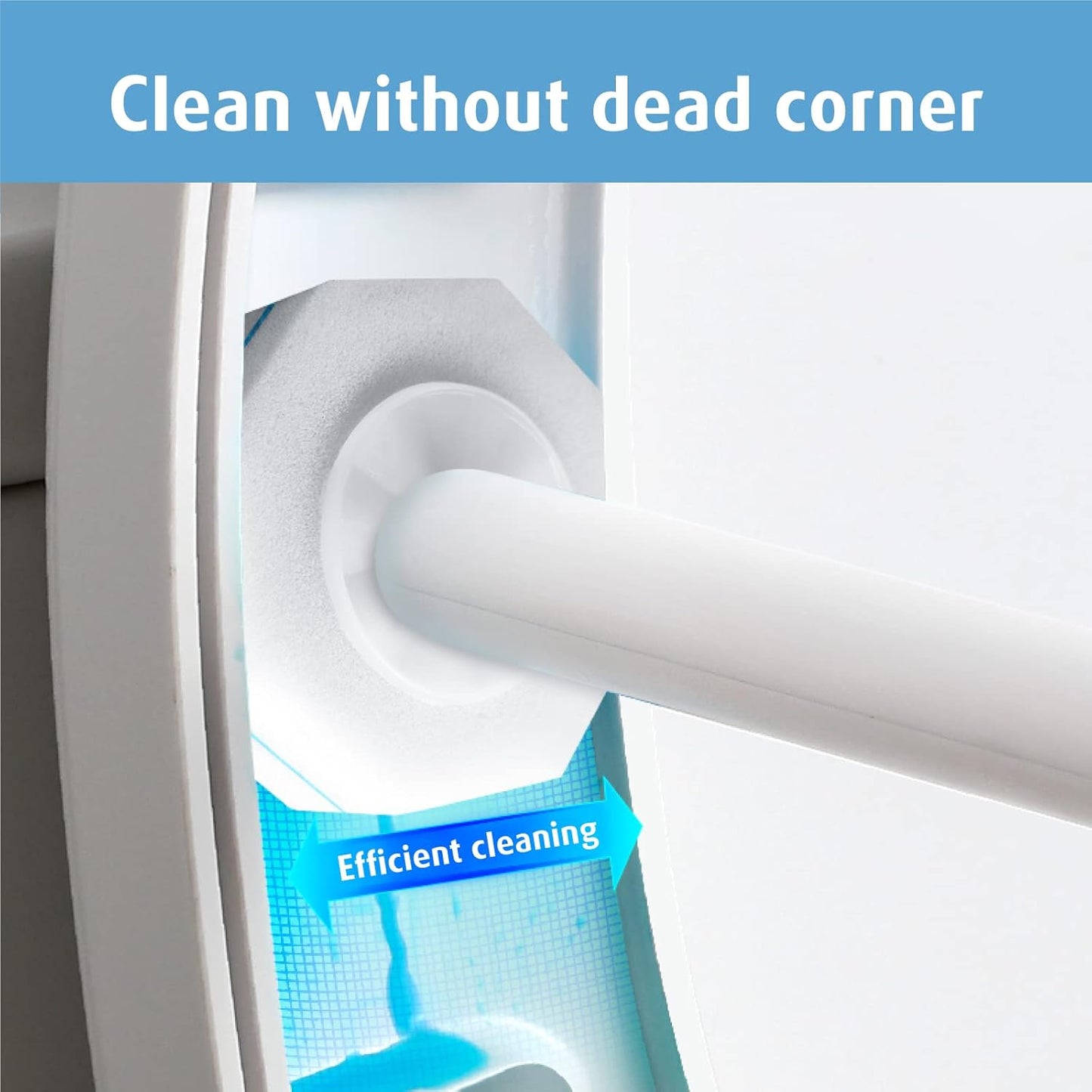 50 Count Toilet Wand Refills Compatible with Most Disposable Toilet Brush