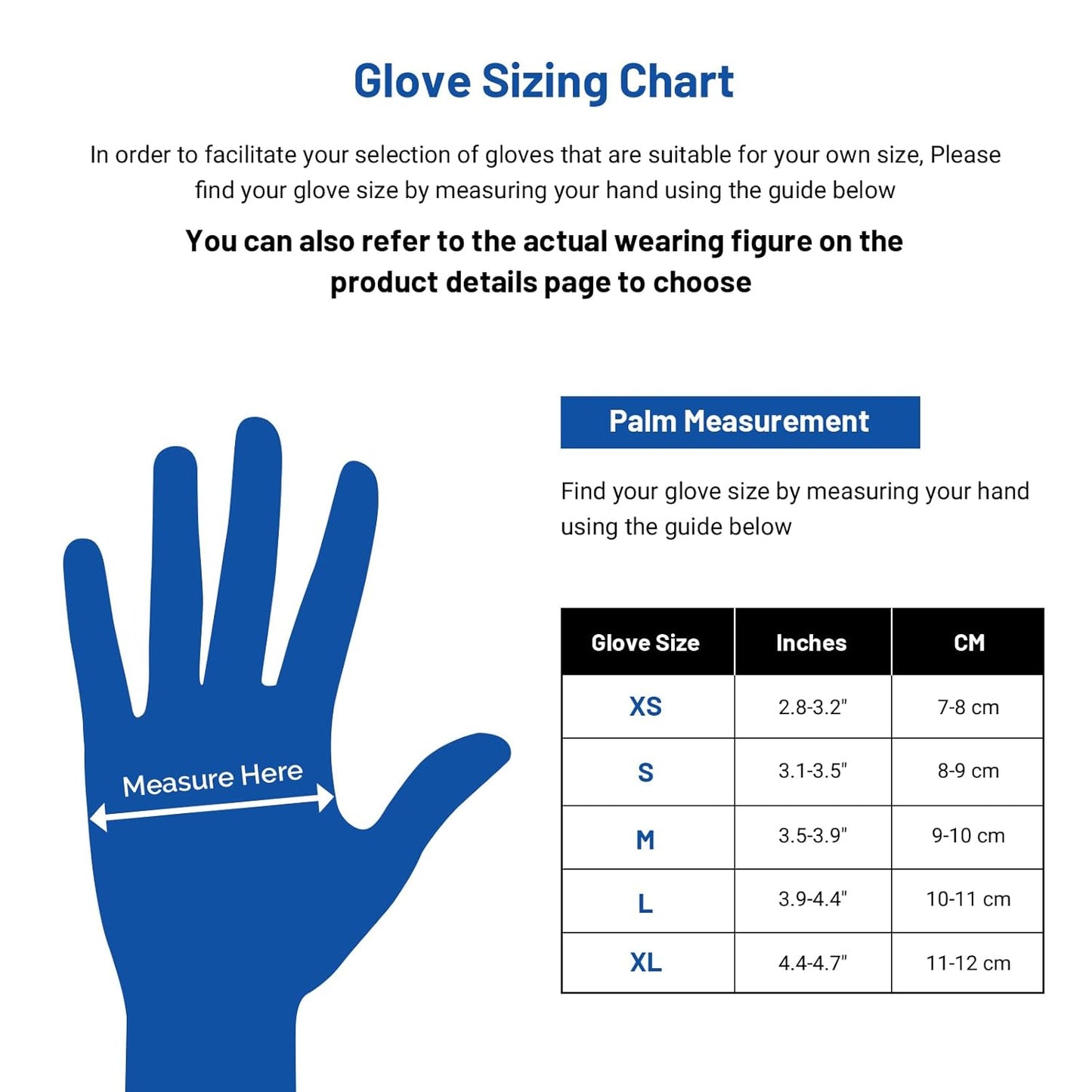 JMU Black Nitrile Gloves 200/Box, 3.5Mil Disposable Nitrile Exam Gloves, Latex Free Powder Free, Food Safe Gloves, XS