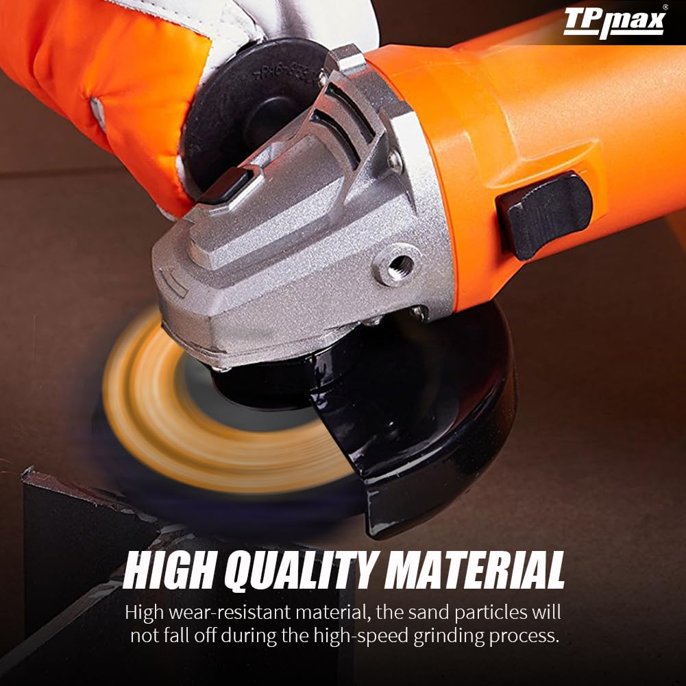 5" x7/8'' Stripping Discs Rust Remover Wheel Remove Paint and Oxidation Poly Strip Wheel Disc Abrasive Angle Grinding Wheel - 10 Pack(Purple)