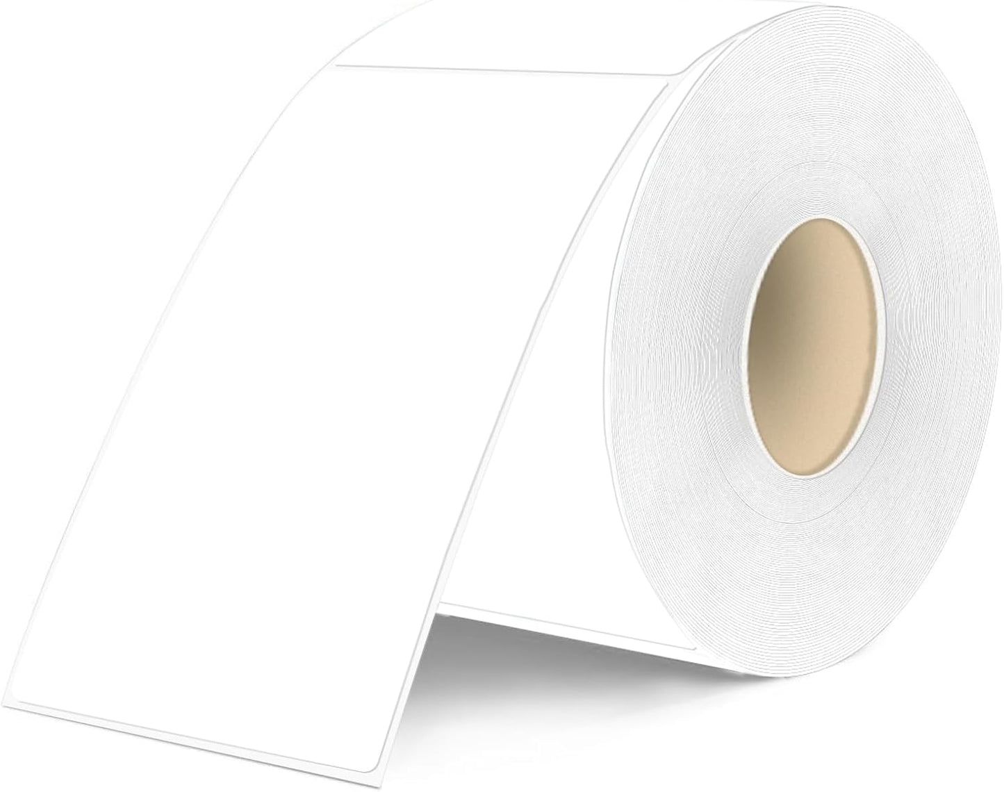 3×5 Inch White Removable Thermal Labels,Waterproof Thermal Label,240 Sheets per Roll with Perforated Lines