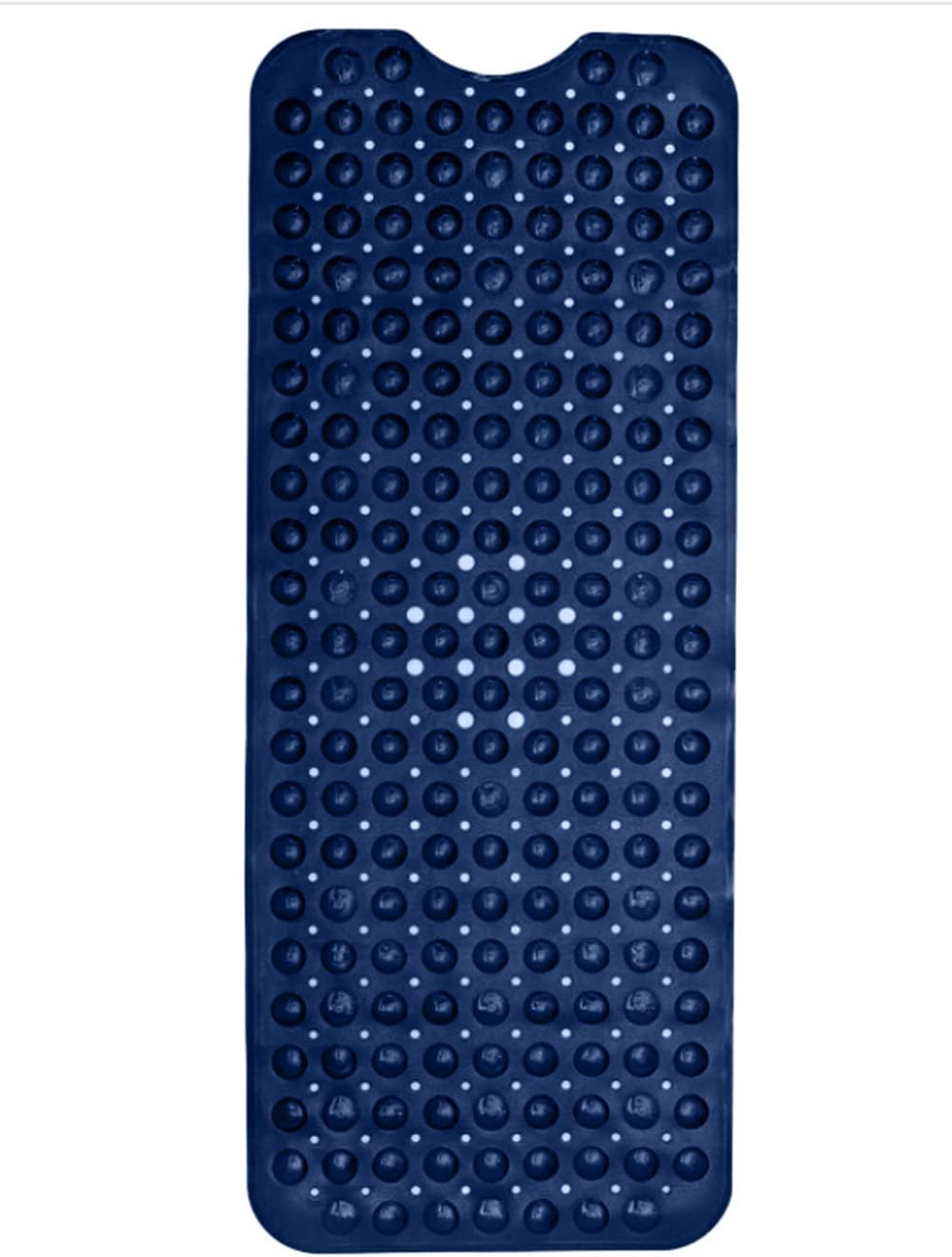 ENKOSI Bath Mat - Large Non Slip Bathtub & Shower Mat - Extra Long 40 x 16 Inch Bathroom Mats for Tub Nonslip Anti Slip Bathmats (40x16 Navy 1-Pack)