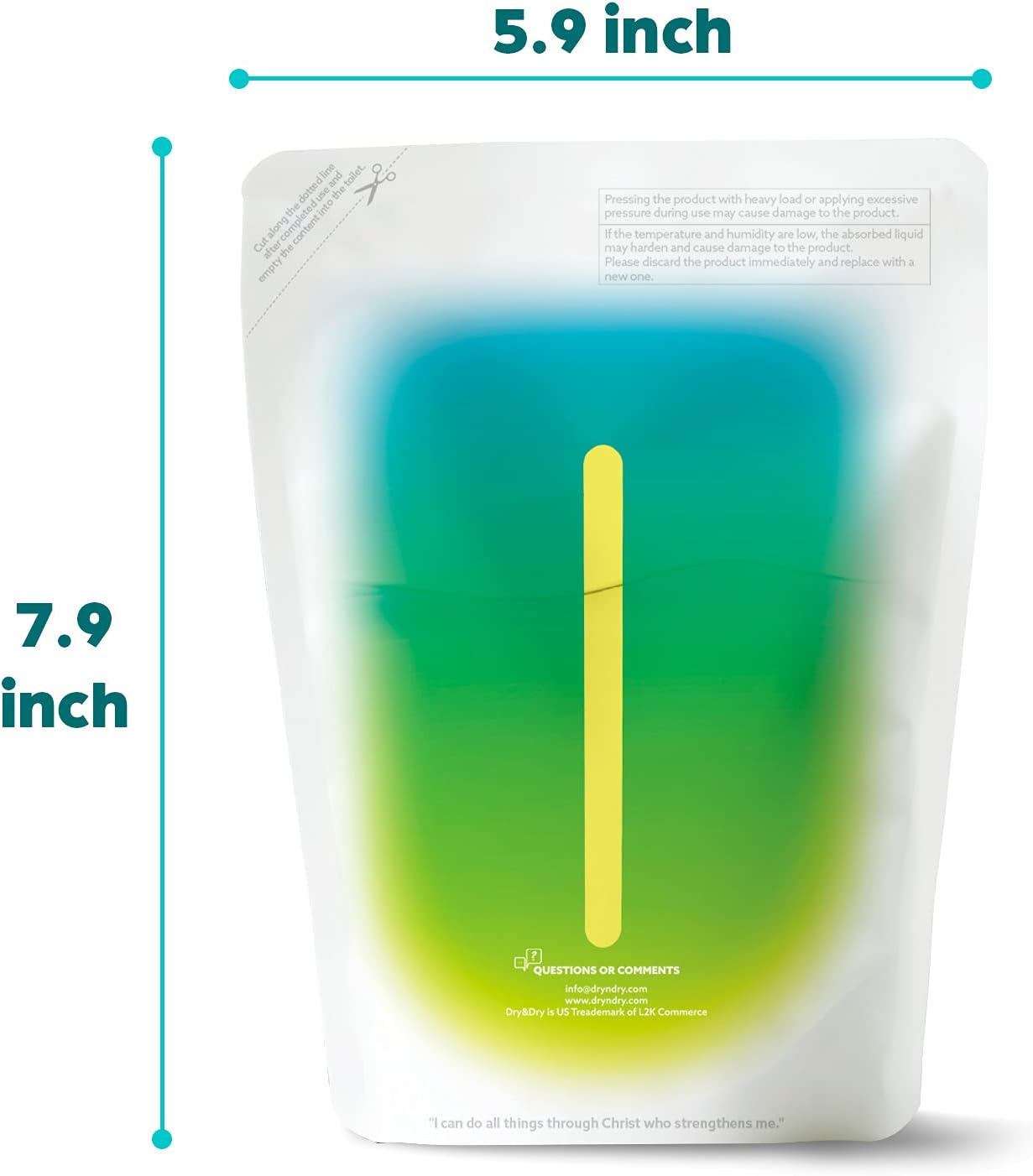 Dry & Dry 20 Pack Standing Moisture Absorbers for Basements, Closets, Bathrooms & Laundry Rooms