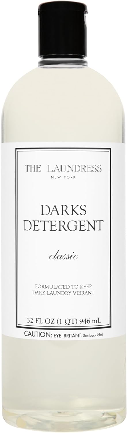 The Laundress Darks Detergent, Concentrated Laundry Detergent Liquid, For Rich Vibrant Colors, Tough on Stains, Classic Scent, 32 oz.