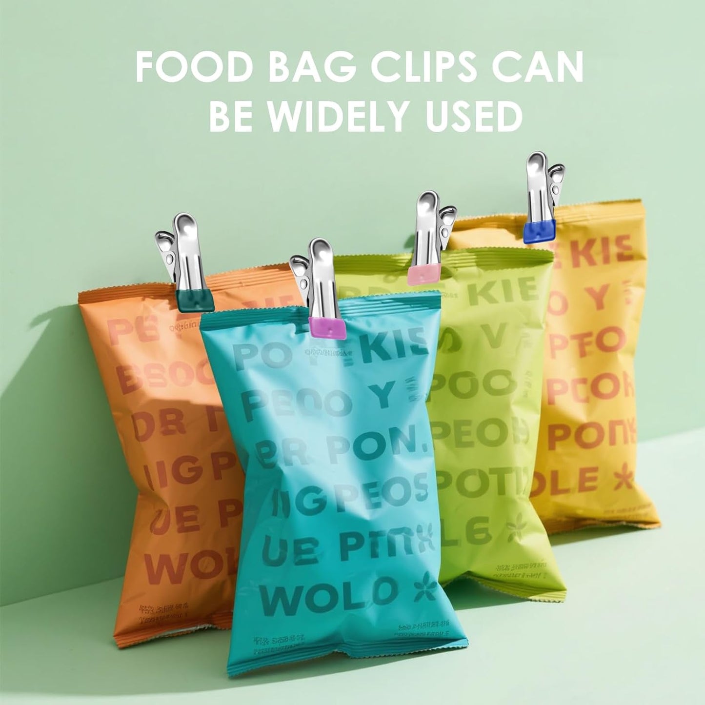 36 Pack Heavy Duty Clothes Pins, 2.17-Inch Stainless Steel Chip Clips, Multipurpose Laundry, Towel, Photo, and Food Clips, Durable and Colored, for Clothesline, Travel, and Home Use