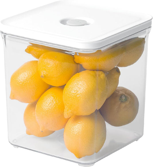 VAKUEN Premium Airtight Food Storage Containers, 3.28qt 1 Piece, Smart One-Click Seal Lid, No Hinges, Patented Double Silicone Lining, 100% Leak Proof, BPA-FREE, Dishwasher, Microwave Safe