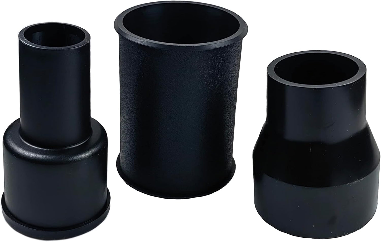 palart 3 Piece Vacuum Adapter Combo Kit Fits Wet Dry Vacuum Cleaners Connector Accessory, includes a 2-1/2 in. to 1-7/8 in. accessory adapter, a 1-7/8 in. to 1-1/4 in. and a hose-to-hose connector