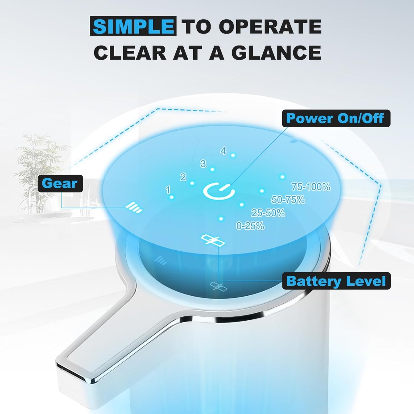 Automatic Soap Dispenser Liquid Touchless: 13.52oz/400ml Wall USB Rechargeable - 4-Level Adjustable Modern Electric Hand Soap Dispenser - Kitchen Bathroom Kids Family White