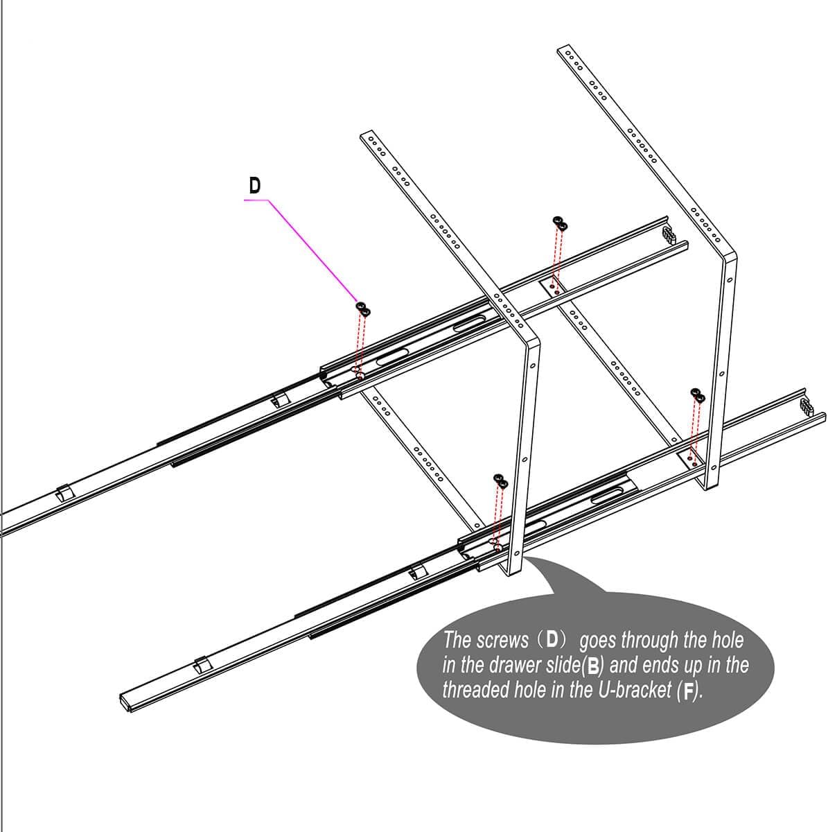 OCG 2 Tier Pull Out Cabinet Organizer (7.5" W x 21.5" D), Pull Out Drawers for Kitchen Cabinets, Pull Out Shelves for Base Cabinet Organization in Kitchen Bathroom Pantry, Chrome Finish