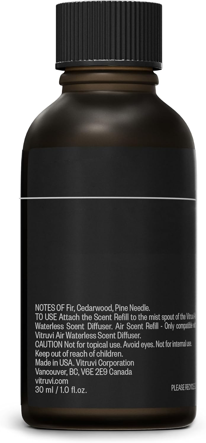 Forest Frost Scent Refill for Air Diffuser – Woodsy Blend with Fir, Cedarwood & Pine – Waterless Oil, 1 fl oz – Crisp, Fresh Aroma for Calm & Clarity