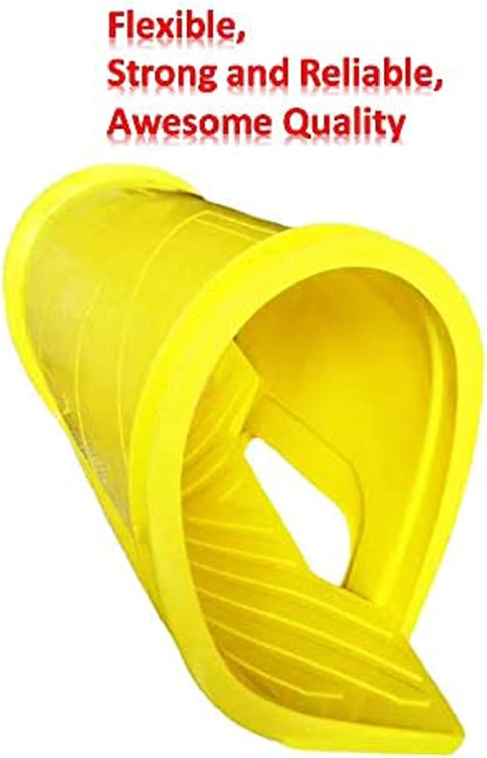 Displayforever 6 Packs Caution Wet Floor Signs for Restaurant, Restroom, Office | 2-Sided Safety Bright Yellow Bilingual Sign | Cuadado Piso Mojado| Avoid Fall & Slip Accident