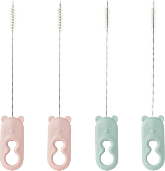 Chemimoso Straw Brushes Set of 4 - Cleaner for Metal, Glass, Smoothie Straws & Stanley Bottles