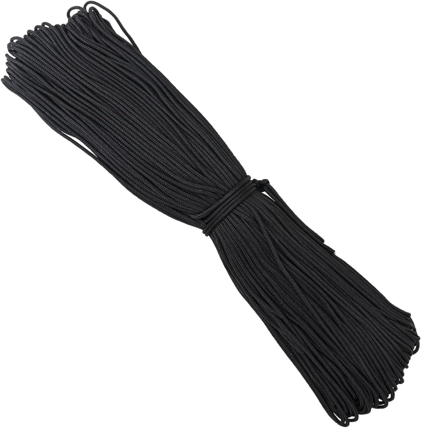 500 Feet 1/8 Inch Black Polyester Rope, 3 mm Polyester Utility Rope for Kayaking, Camping, Home Decor