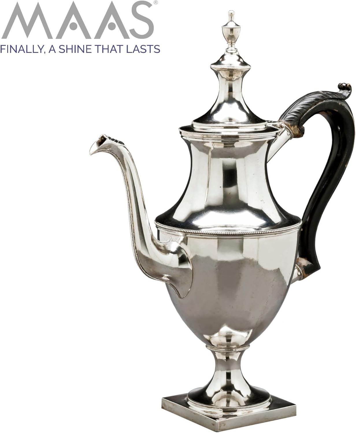 MAAS Metal Polish 1.1lb Can Plus Free Cloth, Universal Metal Cleaner for All Metals, Clean, Polish, and Protect Silver, Brass, Copper and More, Tarnish Remover and Silver Cleaner for Jewelry