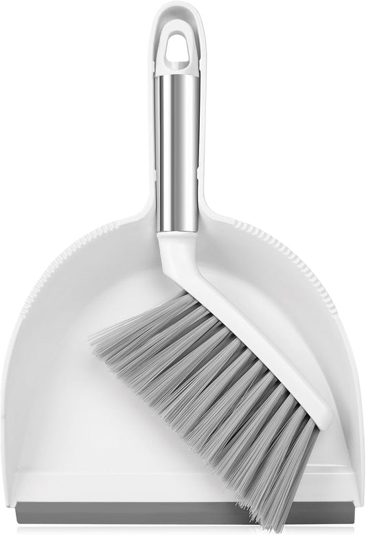 Small Broom and Dustpan Set, Dustpan and Brush Set, Small Brush and Dustpan Set, Hand Broom and Dustpan Set, Mini Handheld with Home, Desktop, Kitchen, pet