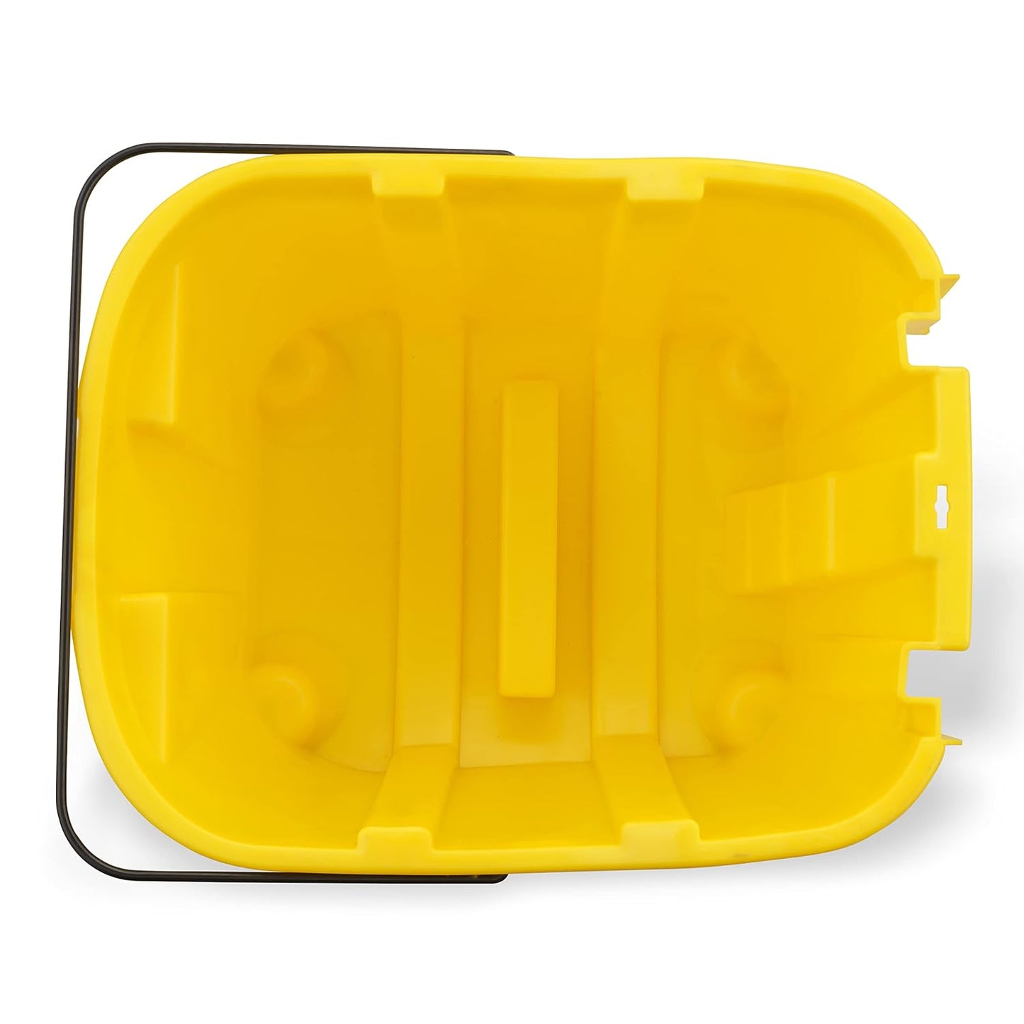 SPARTA 7690404 Omnifit Plastic Mop Bucket For Cleaning, 35 Quarts, Yellow