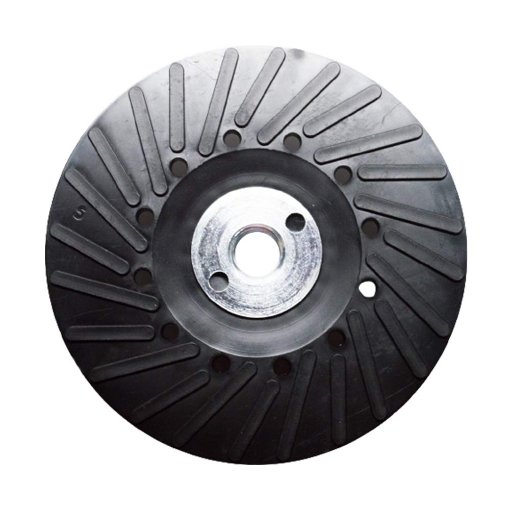 Benchmark Abrasives 5 Inch Sanding Disc Backing Pads, Resin Fiber Disc Polishing Pad for Grinding, Sanding, Stripping on Wood, Metal, 7/8" Arbor - Angle Grinder Attachments - Grinder Sanding Pad