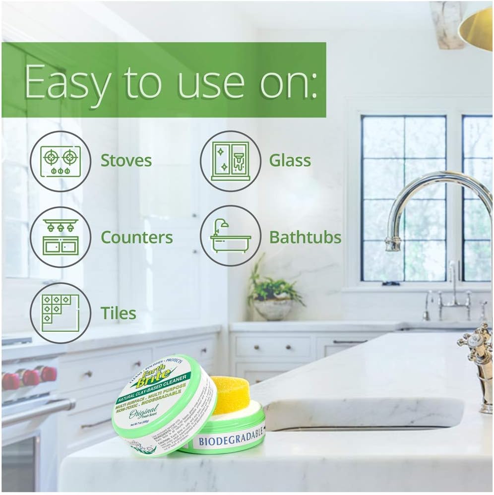 Clay Bar All Purpose Cleaner – Multi Surface Cleaner for Kitchens, Showers, and Hard Surfaces – 100% Natural Cleaning Product