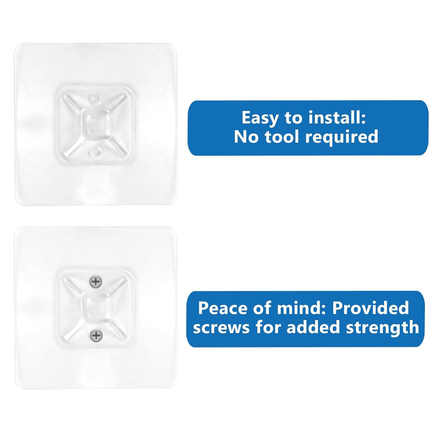 Adhesive Furniture Wall Anchors (10 Pairs 20 Packs), Vinkqiado Anti Tip Furniture Safety Straps for Baby Proofing, Secure Bookcase Dresser Shelf Cabinet to Wall for Child