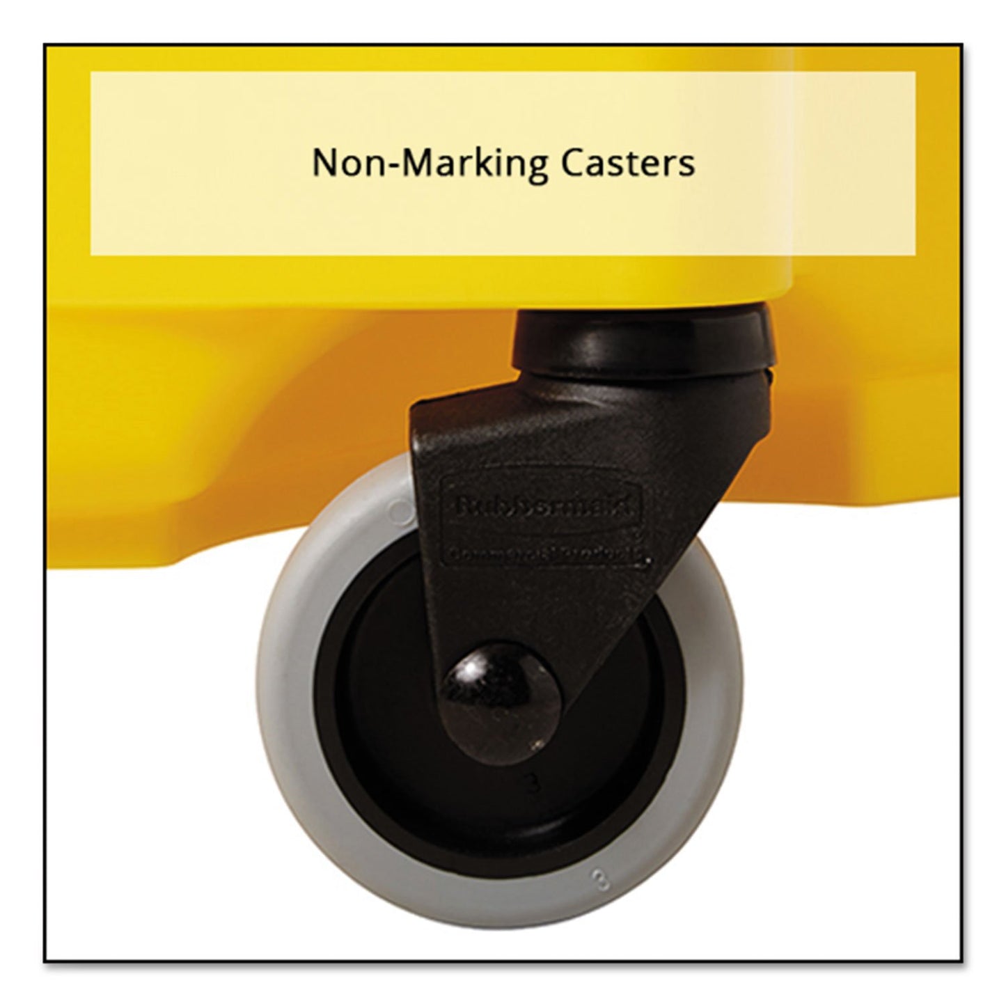 Rubbermaid Commercial Products WaveBrake 35 QT Side-Press Mop Bucket and Wringer Combo on Wheels Brown for Heavy-Duty Floor Cleaning